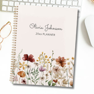 Fleur de Floral aquarelle personnalisée Pretty Wil