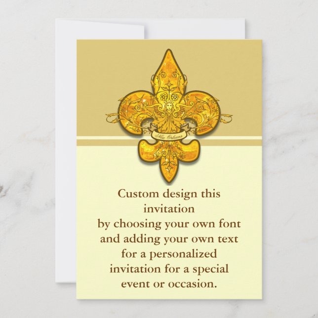 Fleur de Guardian Invitation (Front)