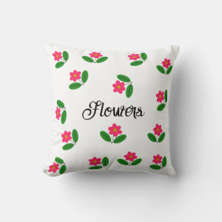 Fleur de jardin : Oreiller à lancer floral