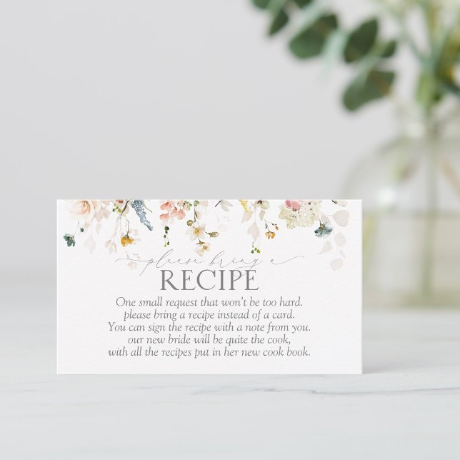 Fleur de Jardin Prière d'apporter une carte de rec (Créateur téléchargé)