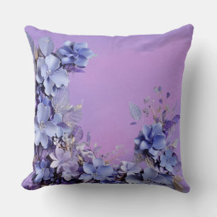 Fleur de lavande : Oreiller à jet de fleurs 3D"