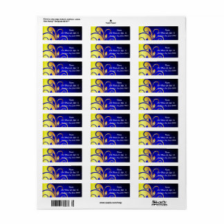 Fleur de Lei Étiquettes de adresse personnalisés