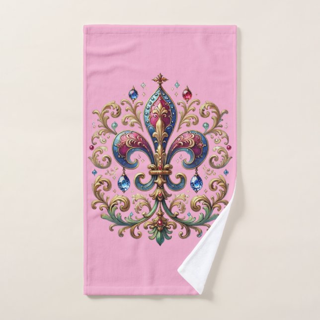 Fleur de Lis (Serviette à main)