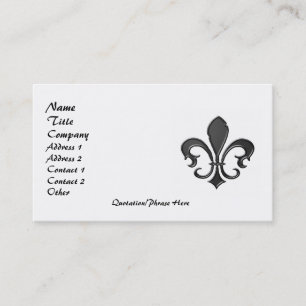 Fleur de Lis 2 Business Card
