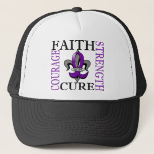 Fleur De Lis 3 Epilepsy Trucker Hat