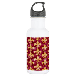 Fleur de lis 532 ml water bottle