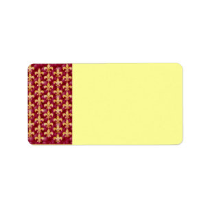 Fleur de Lis Address Label