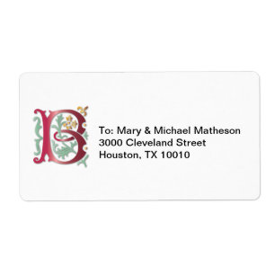 Fleur de lis B Monogramme