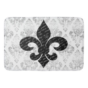 Fleur De Lis Bath Mat