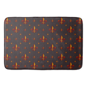 Fleur De Lis Bath Mat