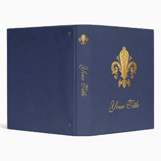 Fleur-de-lis Binder