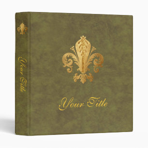 Fleur-de-lis Binder
