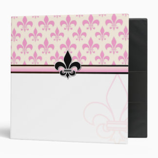 Fleur de Lis Binder