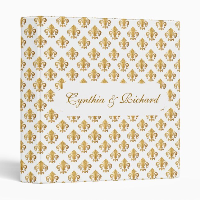 Fleur-de-lis Binder (Front/Spine)