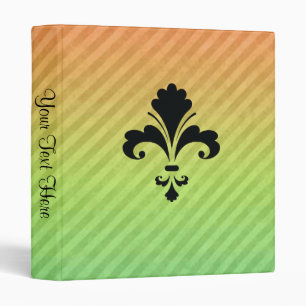 Fleur de lis binder