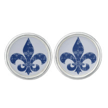 FLEUR-DE-LIS: blue