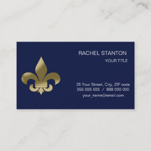 Fleur de Lis Business Card