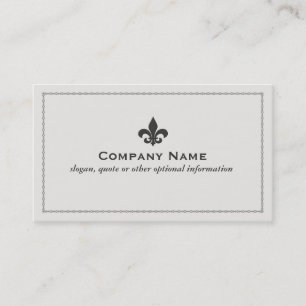 Fleur De Lis Business Card