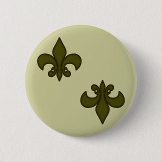 Fleur de Lis Button