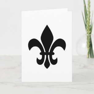 Fleur de Lis Card