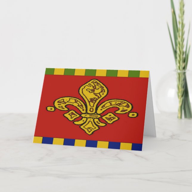 Fleur De Lis Card (Front)