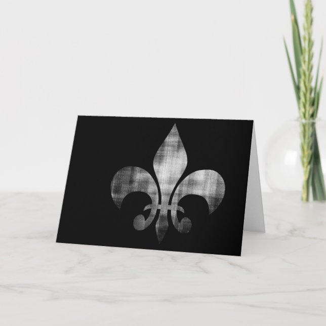 Fleur-de-lis Card (Front)