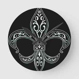Fleur De Lis Clock