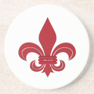 Fleur de Lis Coaster