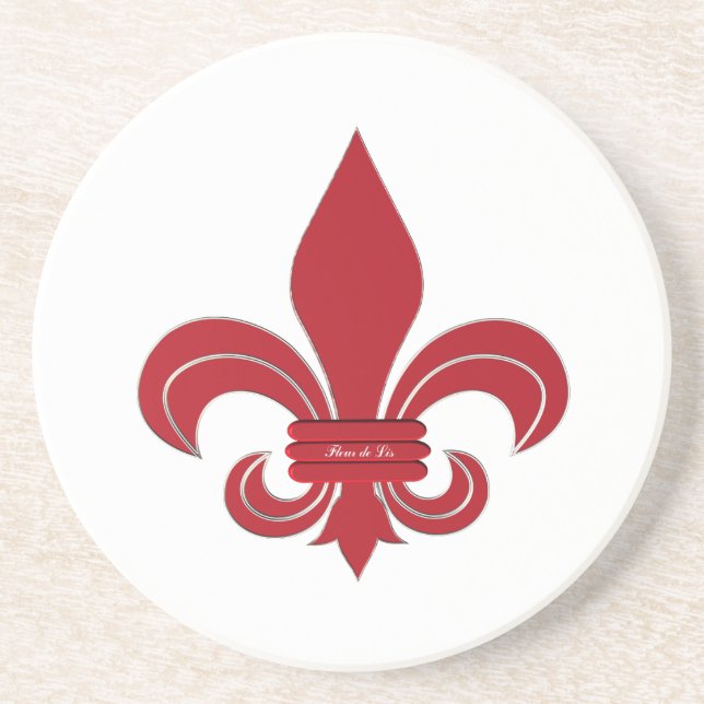 Fleur de Lis Coaster (Front)