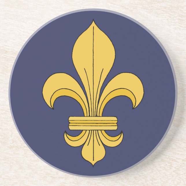 Fleur-de-lis Coaster (Front)