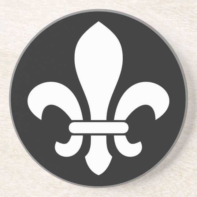 Fleur de lis coaster (Front)