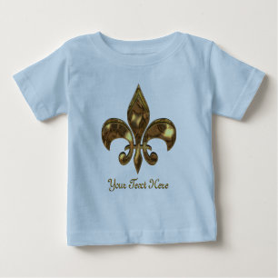 Fleur-de-lis Customizable for Baby T-Shirt