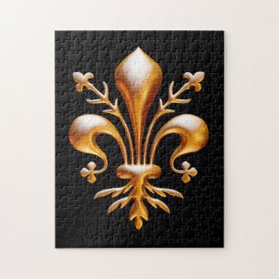 Fleur de Lis (de Lys) Jigsaw Puzzle
