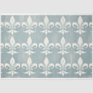 Fleur-de-lis Decoupage Tissue Paper