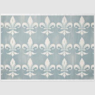Fleur-de-lis Decoupage Tissue Paper