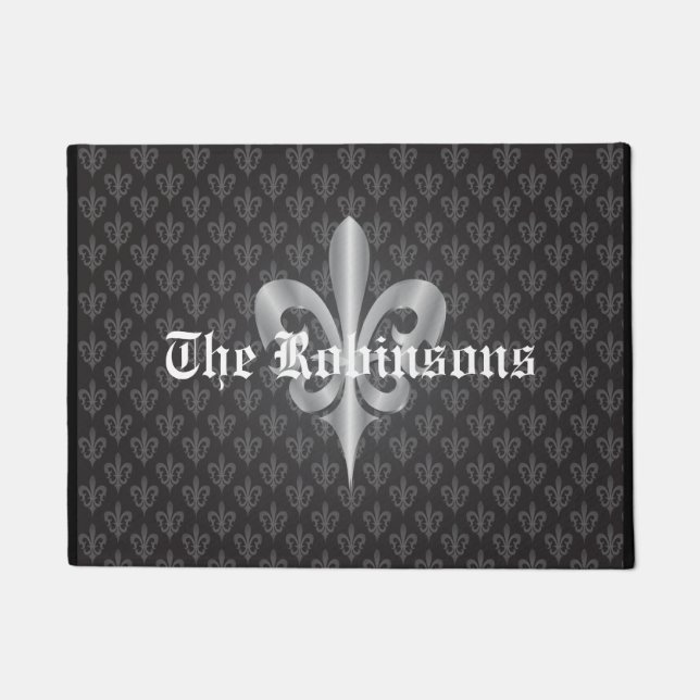 Fleur De Lis Doormat (Front)