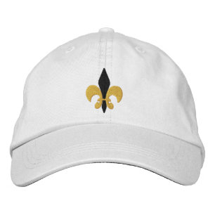 Fleur de lis embroidered hat