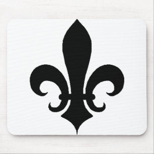 Fleur-de-Lis Flower of the Lilly Mouse Pad