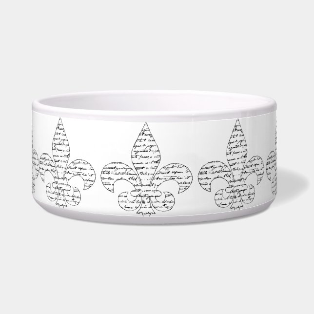 Fleur de Lis French Script (Front)