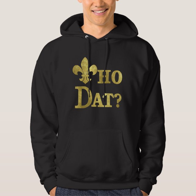 Fleur-de-lis-ho Dat? Hoodie (Front)