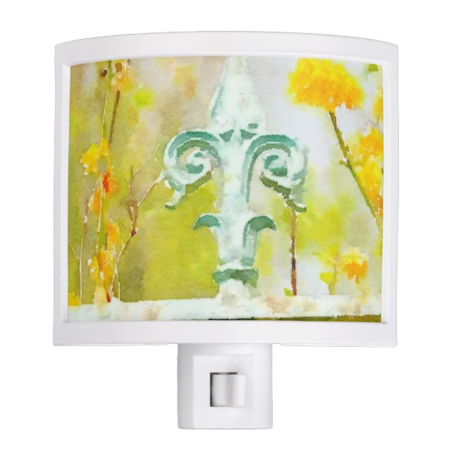 Fleur de Lis in Giverny Nite Lights (Front)