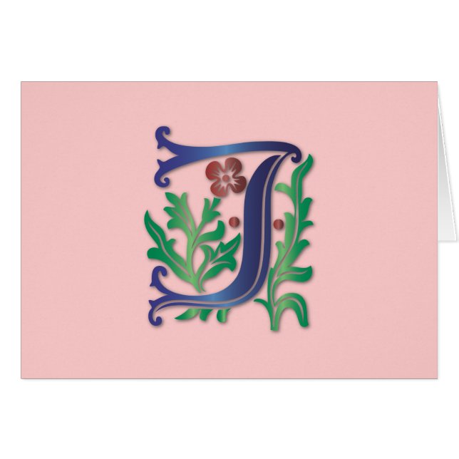 Fleur-de-lis J Monogram (Front Horizontal)