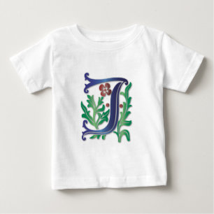 Fleur-de-lis J Monogram Baby T-Shirt