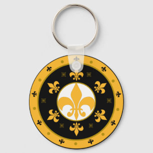 fleur de lis keychain