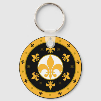 fleur de lis keychain