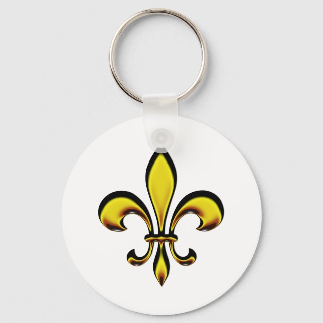 Fleur De Lis Keychain (Front)