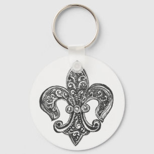 Fleur de Lis Keychain