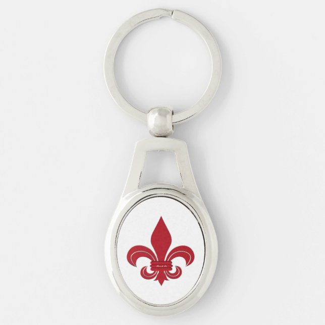 Fleur de Lis Keychain (Front)