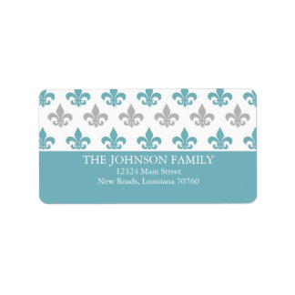 Fleur de Lis Label