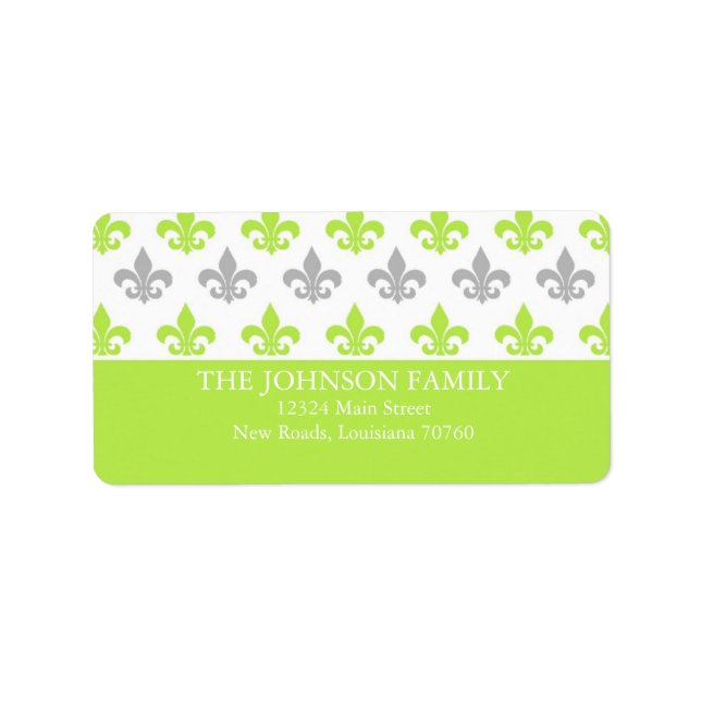 Fleur de Lis Label (Front)